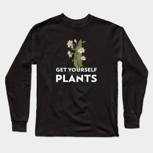 Plants Leaf Blume Leaves Design Long Sleeve T-Shirt